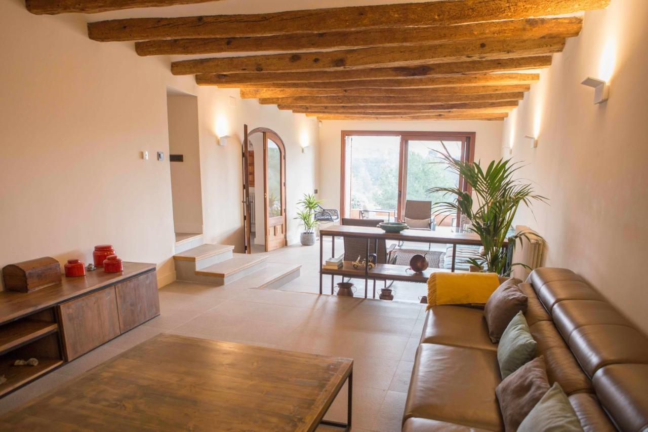 Casa Rural Masia Les Apieres El Pla de Manlleu Esterno foto