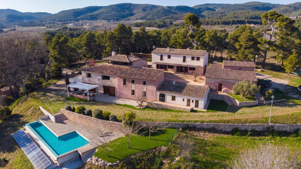 Casa Rural Masia Les Apieres El Pla de Manlleu Esterno foto