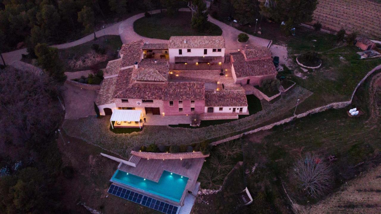 Casa Rural Masia Les Apieres El Pla de Manlleu Esterno foto