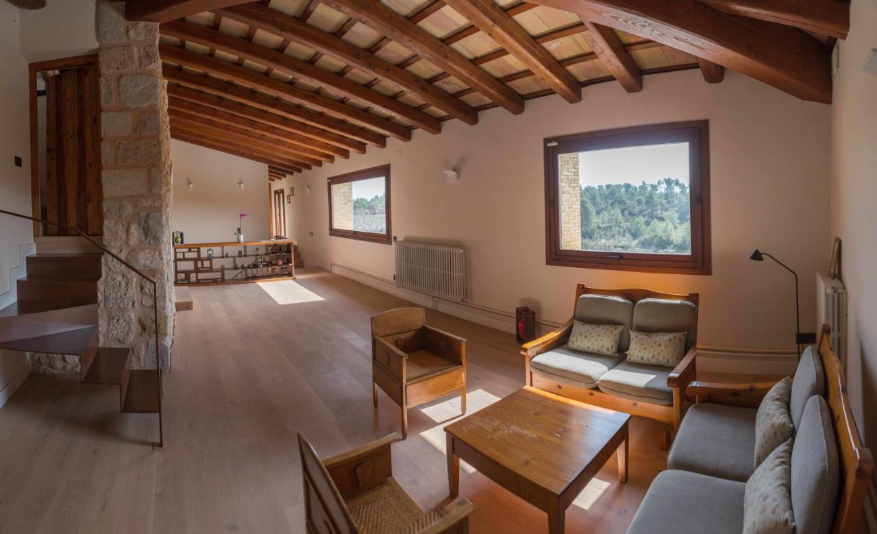 Casa Rural Masia Les Apieres El Pla de Manlleu Esterno foto