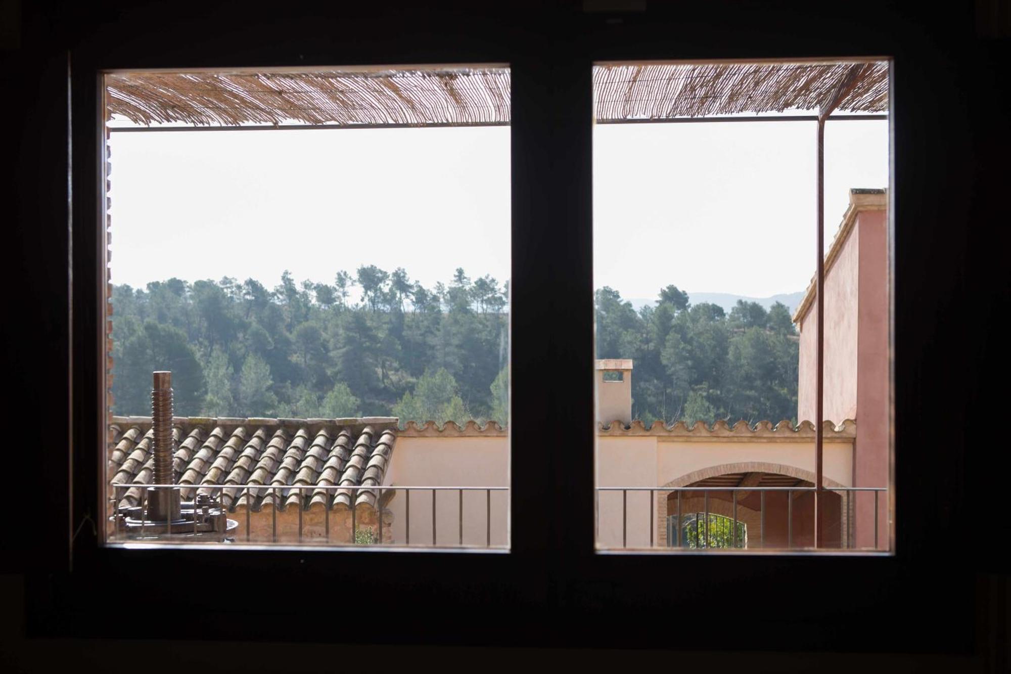 Casa Rural Masia Les Apieres El Pla de Manlleu Esterno foto