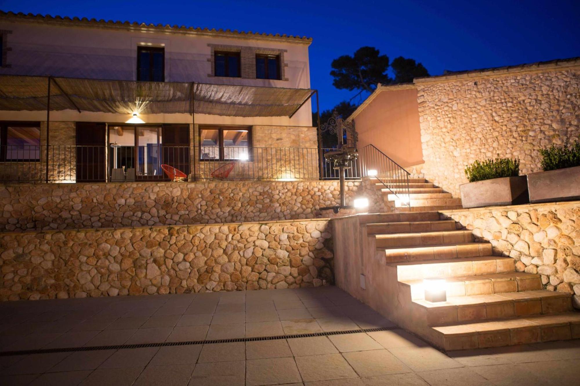 Casa Rural Masia Les Apieres El Pla de Manlleu Esterno foto