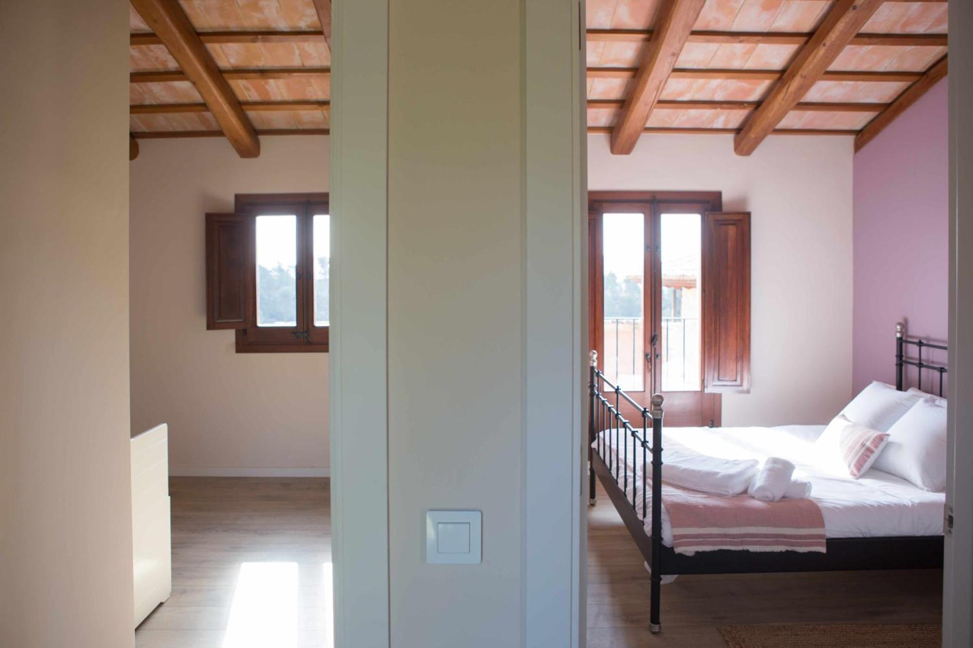 Casa Rural Masia Les Apieres El Pla de Manlleu Esterno foto