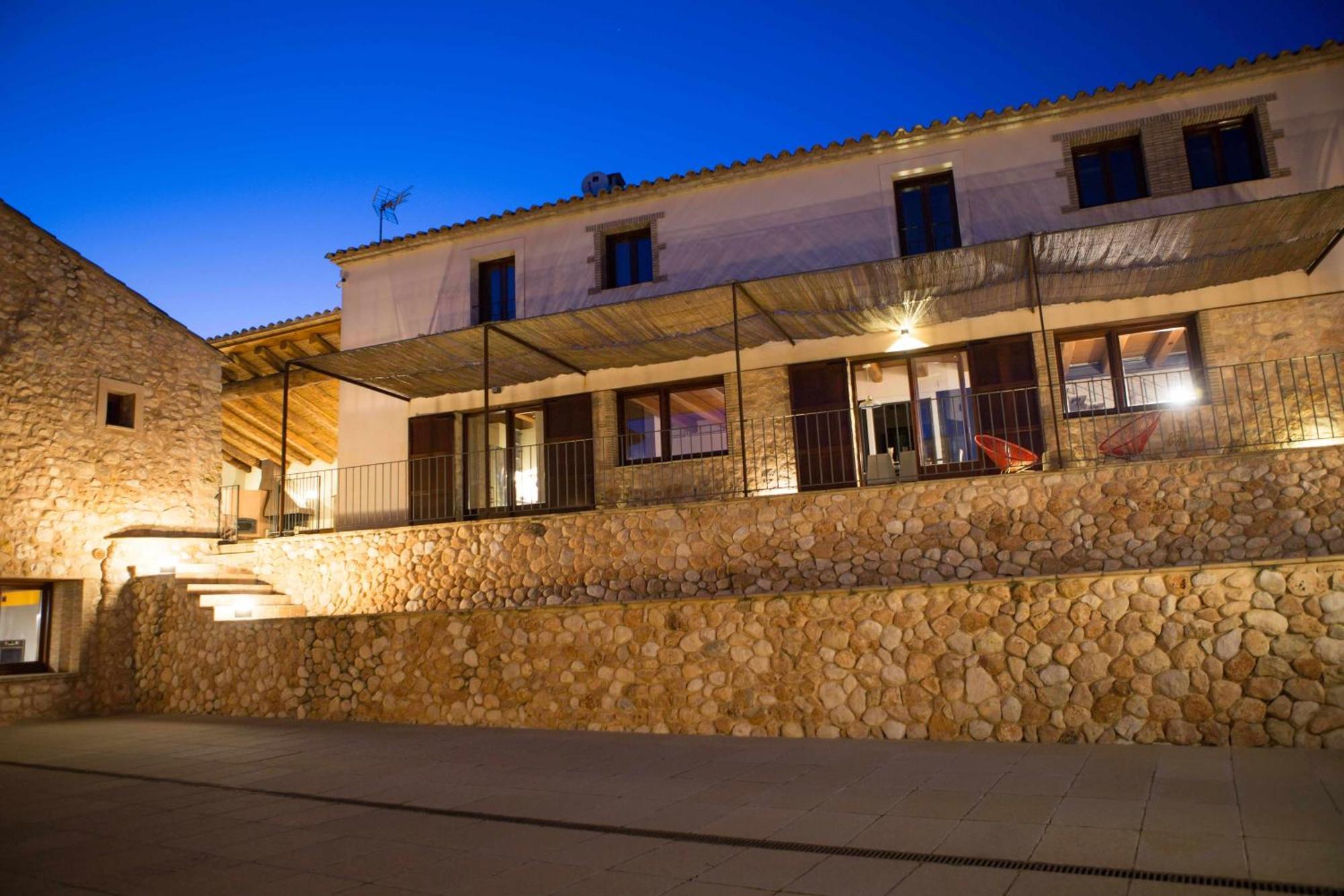 Casa Rural Masia Les Apieres El Pla de Manlleu Esterno foto