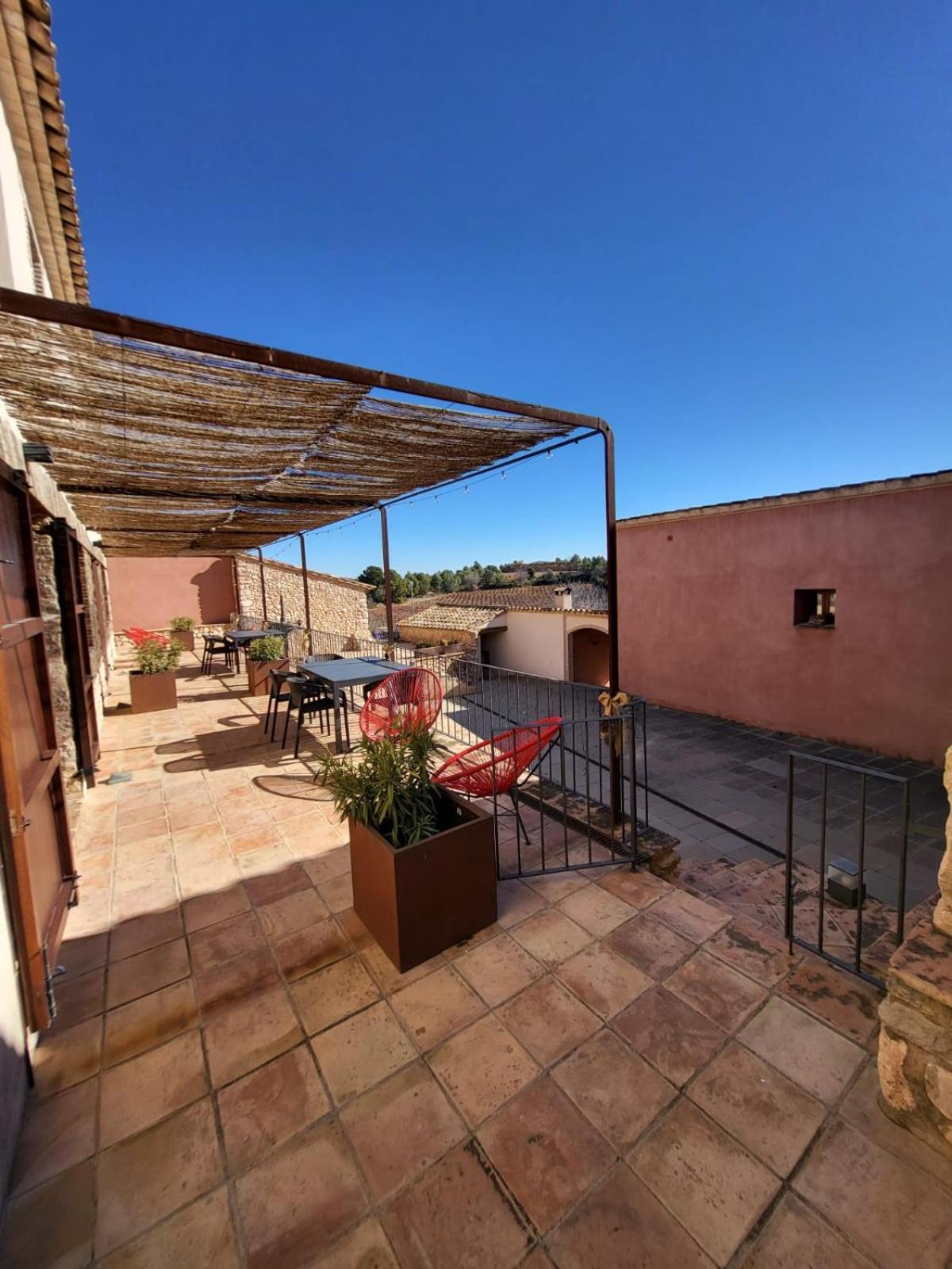Casa Rural Masia Les Apieres El Pla de Manlleu Esterno foto